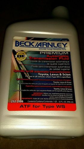 Beck arnley premium auto transmission fluid atf for type ws