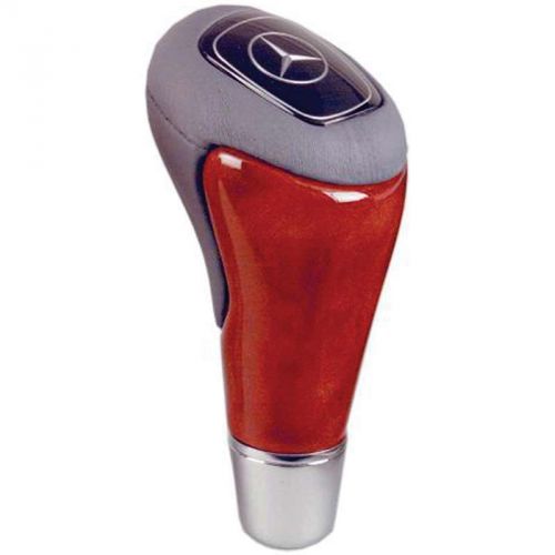 Mercedes® shift knob kit,eucalyptus &amp; java leather,star emblem, 220 chassis,