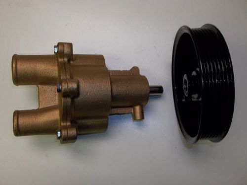 Mcm/mie 4.3l 5.0l mpi 350 mag mx 6.2l raw sea water pump all metal with pulley