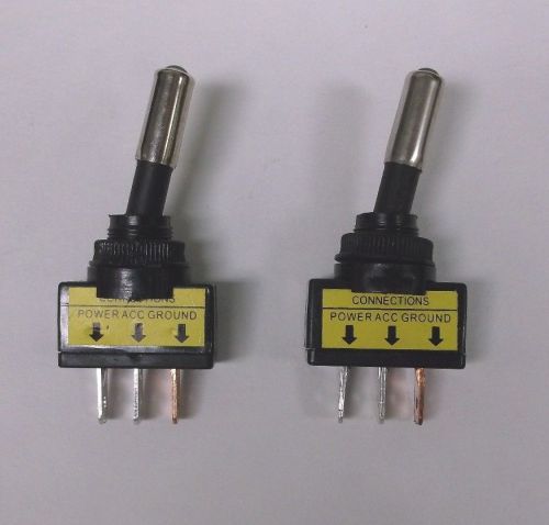 2 bbt brand lighted blue led heavy duty on/off 20 amp toggle switches