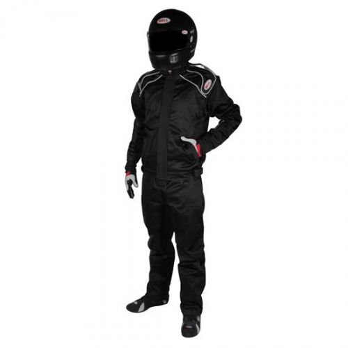Bell pro drive ii 2-piece single layer 3.2a/1 racing suit, black large