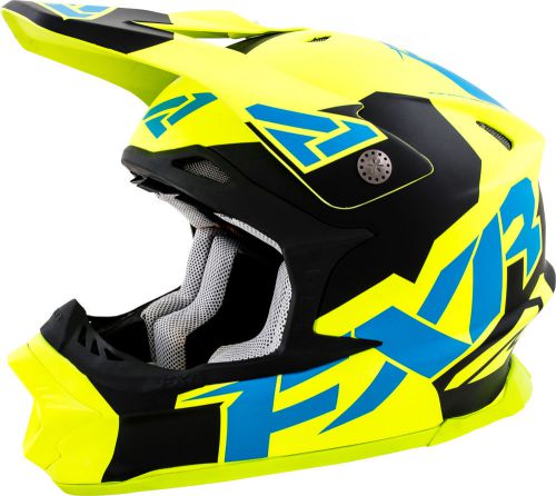Fxr blade mountain helmet hi-viz/blue