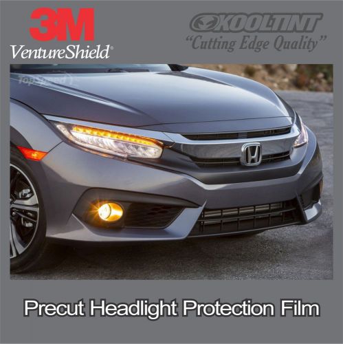 Headlight protection film by 3m for the 2016 honda civic sedan touring edition