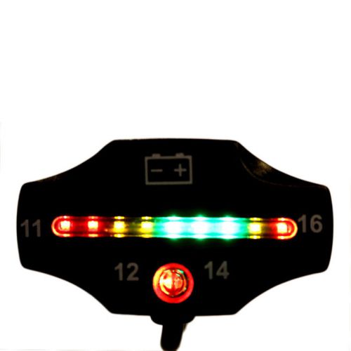 Car motorcycle led battery voltage meter indicator 12v auto atv applications cc