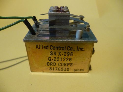 Allied controls aviation navy relay electromagnetic skx-295 at&amp;t g-221226