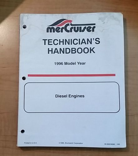 1996 mercruiser technician&#039;s handbook - diesel engines