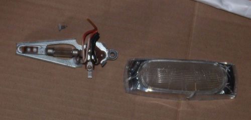 W110 dome light front cabin interior light front mercedes benz with cracked lens
