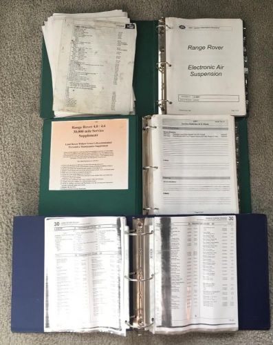 Land rover 1997 1998 technical information service bulletin books