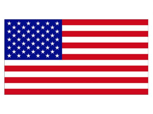 American flag large  (bumper sticker)