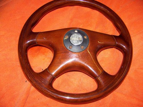 Pilot wood steering wheel good condition14&#034; dia
