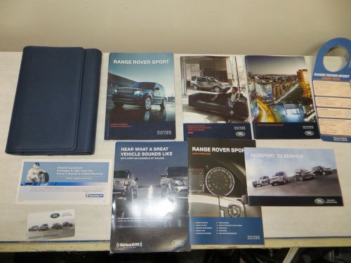 2012 range rover sport owners manual