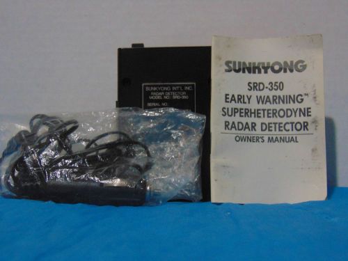 Sunkyong srd-350 early warning superhetrodyne radar detector
