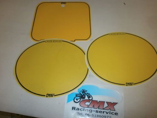 Numberplate decals suzuki rm465 (1982) rm 490 decals evo numberplatedecals rm