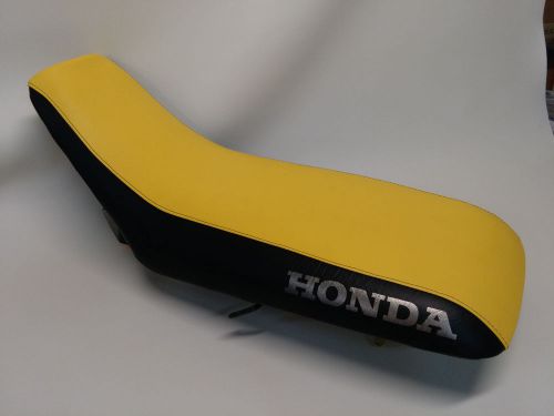 Honda trx250ex seat cover in 2-tone yellow &amp; black 2001-05  (honda sides)