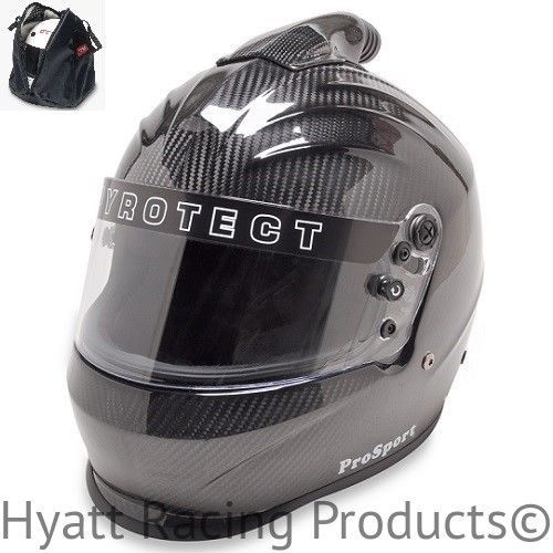 Pyrotect prosport top forced air auto racing helmet sa2015 - carbon fiber