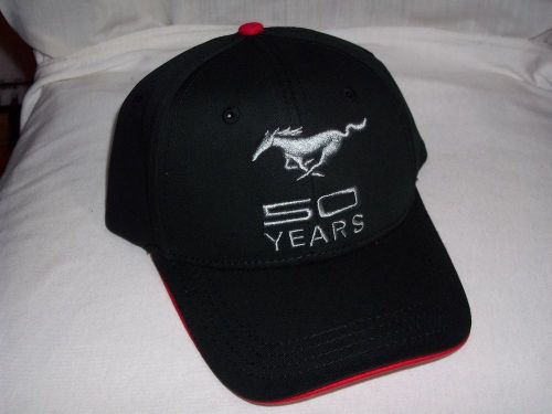 2014 2015 ford mustang fifty 50 years anniversary hat cap brand new