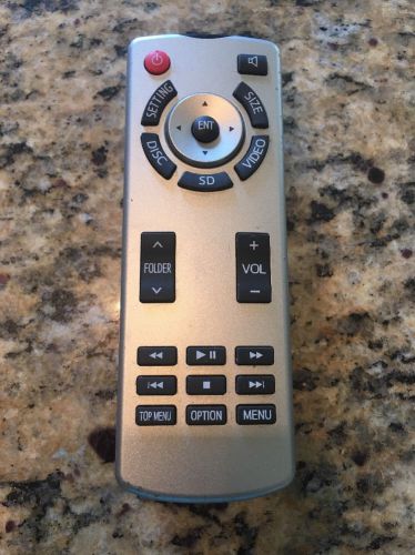 12-14 oem toyota sequoia higlander dvd remote entertainment control