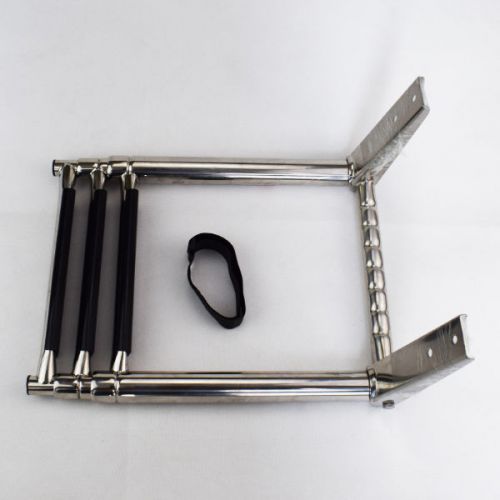 Buy 3 Step Telescoping Folding Marine Ladder Over Platform Boarding