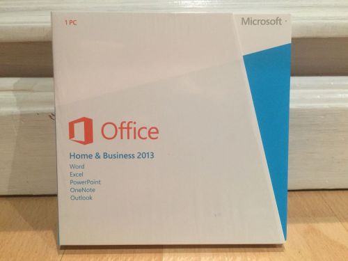 Micros0ft 0ffice home and business 2013 1 pc user full retail with dvd