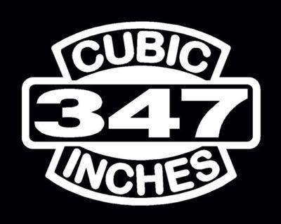 2 v8 347 cubic inches 5.0 engine decal set 347 ci 302 stroker emblem stickers