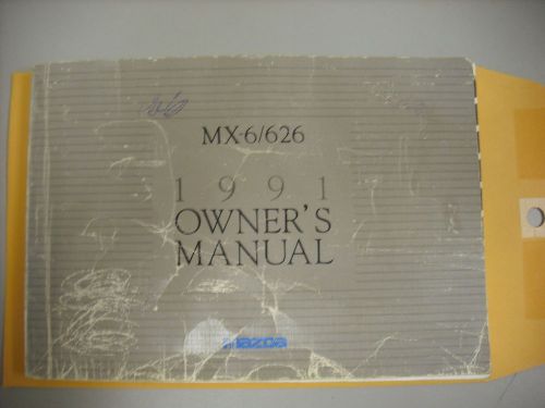 1991 mazda mx-6/ 626    owners  manual