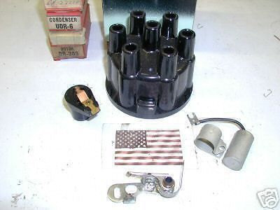 1956 1957 1958 1960 1964 chevrolet ignition distributor cap tune up kit  nice