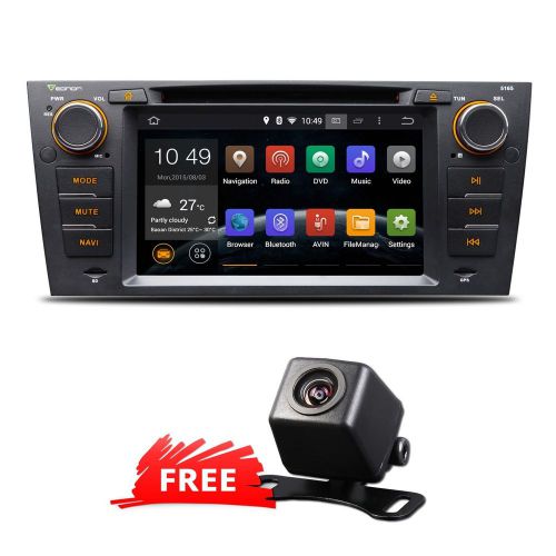 7&#034; l quad core android car dvd player gps for bmw 3 series+ camera wifi hd bt