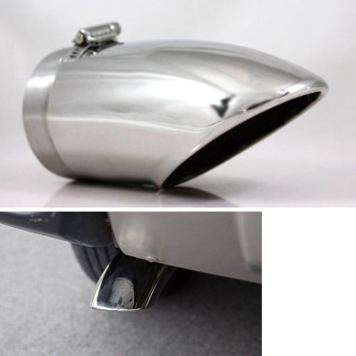 1x tail tip exhuast muffler end tip pipe stainless tail throat for x-trail 2014