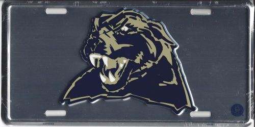 Pittsburgh panthers anodized metal license plate
