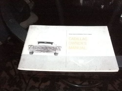 Original 1963 cadillac owners manual user reference operator book fuses fluids