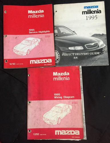 1995 mazda millenia factory oem service repair shop manual set