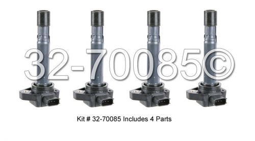 Brand new top quality complete ignition coil set fits acura el &amp; honda civic