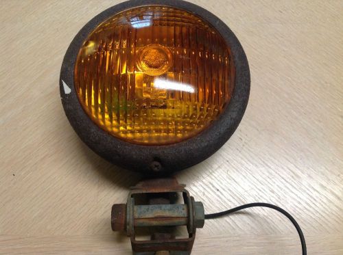 Rare! kd amber turn light lamp ls371 glass lens truck bus trailer vintage signal