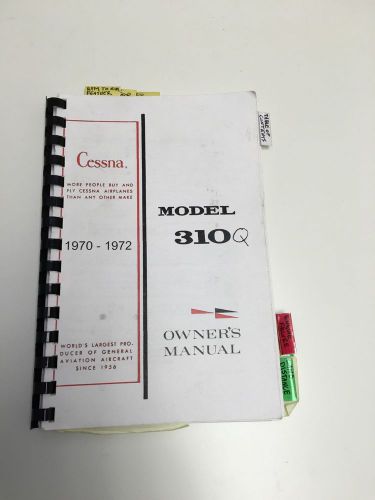 Cessna 310  310q owners manual