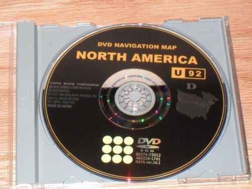 Toyota navigation disc dvd cd map u92 gps navagation disk nav navi oem