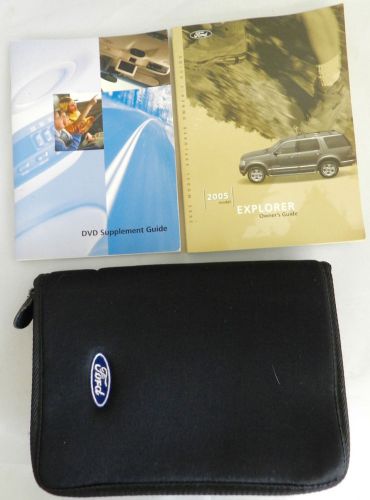 2005 ford explorer  owners manual with case 5l2j-19a321-ab