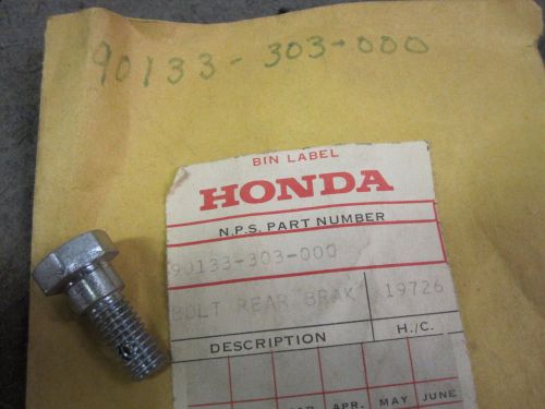 Honda 90133-303-000 oem rear brake stopper arm bolt xl 70 ca cb cl 175 sl70 st90