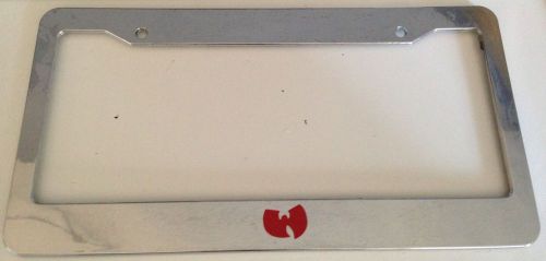 Wutang gangsta style - chrome with red license plate frame - music qt2 tupac