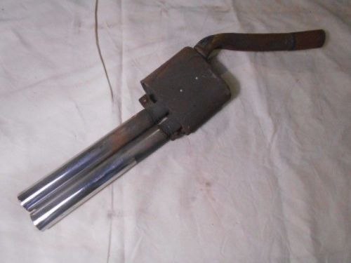 1967-73 maserati ghibli used twin tip tail pipe and muffler