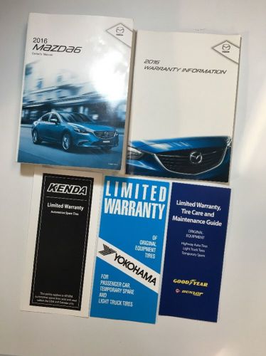2016 mazda 6 owners manual same day priority shipping #087