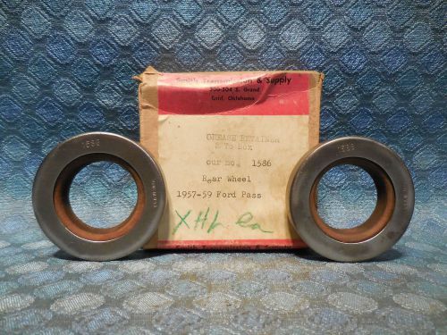 1957-1959 ford passenger nors pair of rear wheel seals 1958