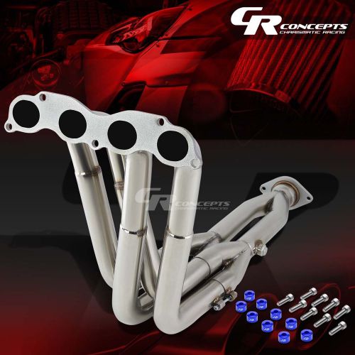 J2 for tsx/cl9 k24a2 exhaust manifold 4-1 tri-y header+blue washer bolts