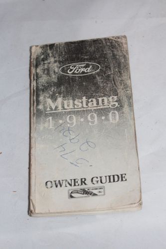 1990 ford mustang owners guide manual book