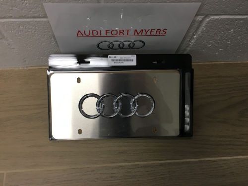 Audi front license plate oem brand new zaw-355-023