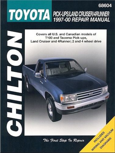 Toyota pick-up trucks, land cruiser, 4runner repair manual 1997-2000