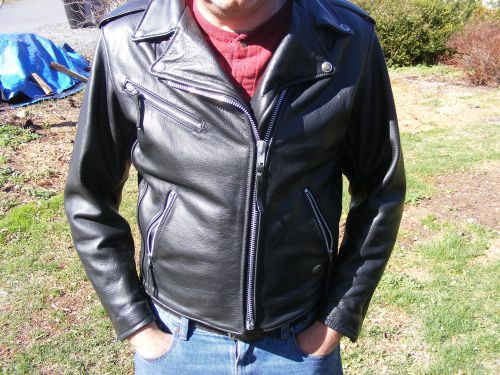 Harley davidson black leather riding jacket womens size l