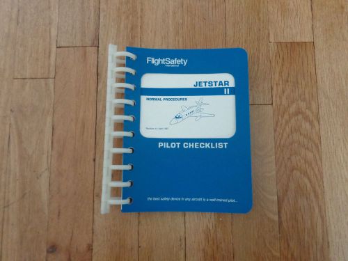 Flightsafety - jetstar ii (2) pilot checklist - normal procedures revision 4 97