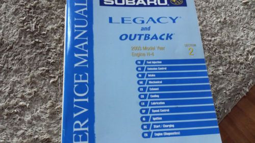 2003 subaru legacy and outback engine sec 2 service repair manual