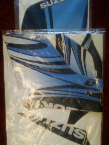 Suzuki ltz 400 graphics kit black blue white atv off road 05-06