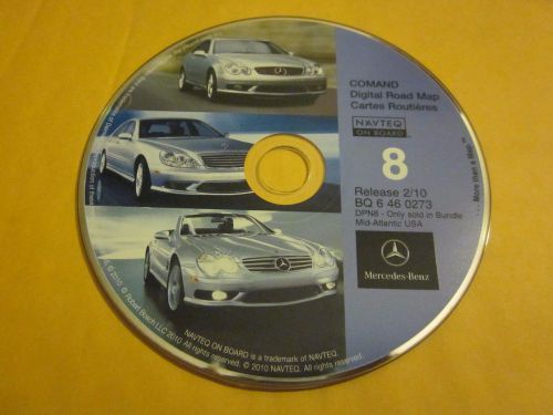 Mercedes benz navigation cd # 8 oem mid-atlantic 2010 version